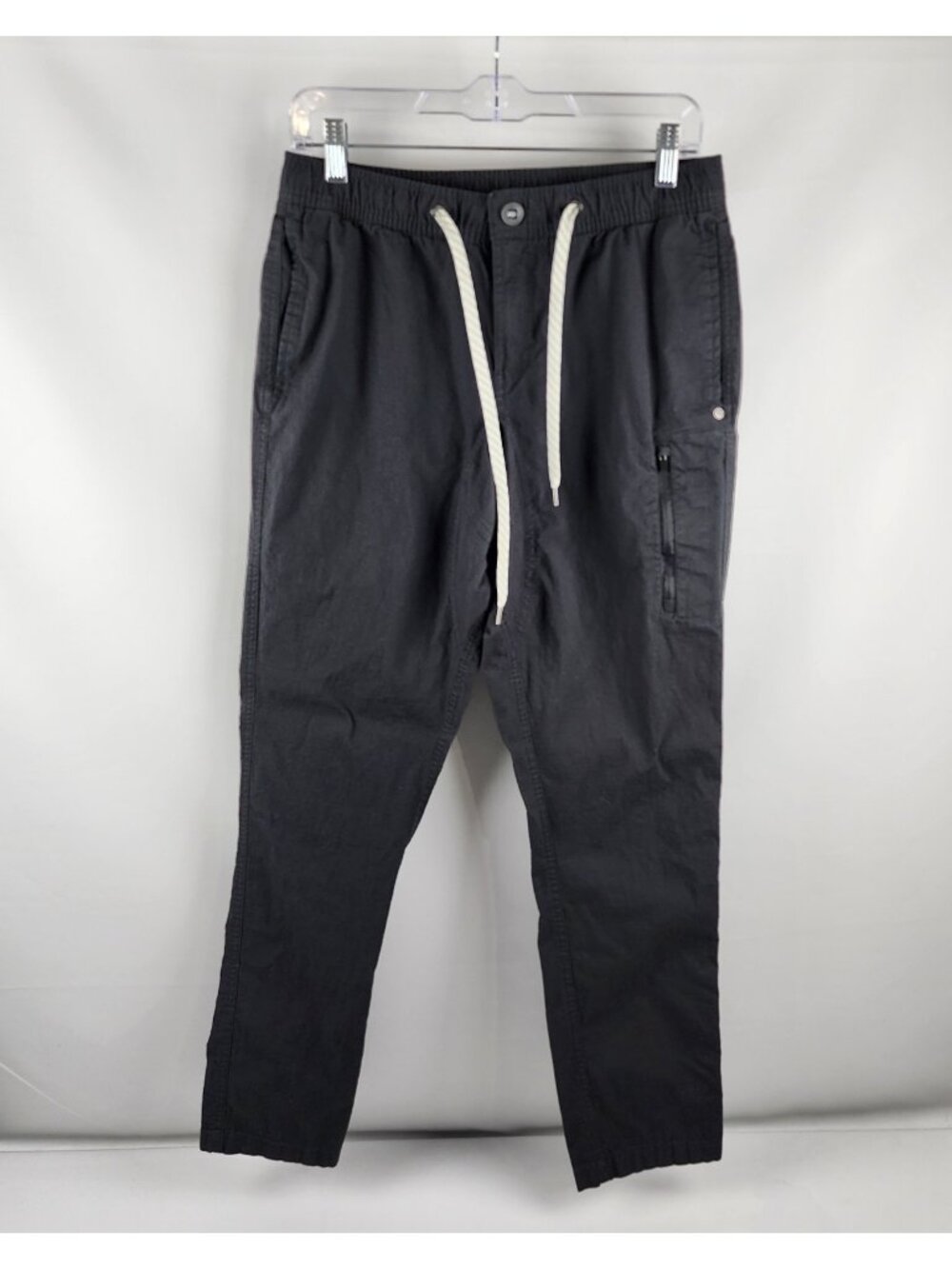 Vuori Pants Men Medium Charcoal Gray Ripstop Climber Hiking Pant Stretch (30x29)